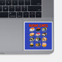 Kawaii Sushi Cats-None-Glossy-Sticker-GoshWow