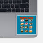 Kawaii Sushi Cats-None-Glossy-Sticker-GoshWow