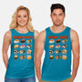 Kawaii Sushi Cats-Unisex-Basic-Tank-GoshWow