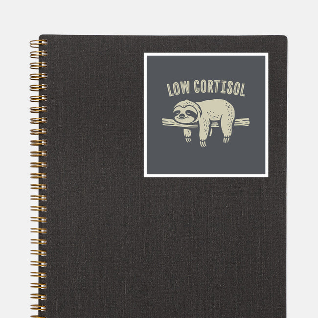 Low Cortisol-None-Glossy-Sticker-GoshWow