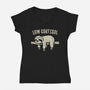 Low Cortisol-Womens-V-Neck-Tee-GoshWow