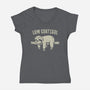 Low Cortisol-Womens-V-Neck-Tee-GoshWow