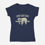 Low Cortisol-Womens-V-Neck-Tee-GoshWow
