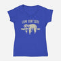 Low Cortisol-Womens-V-Neck-Tee-GoshWow