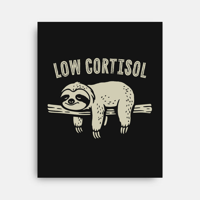 Low Cortisol-None-Stretched-Canvas-GoshWow