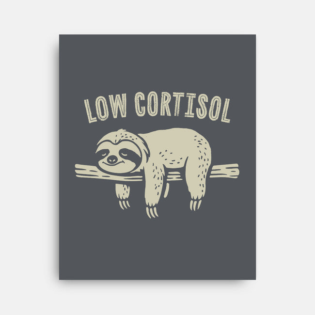 Low Cortisol-None-Stretched-Canvas-GoshWow
