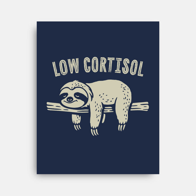 Low Cortisol-None-Stretched-Canvas-GoshWow