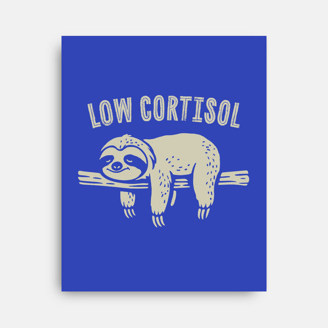 Low Cortisol-None-Stretched-Canvas-GoshWow