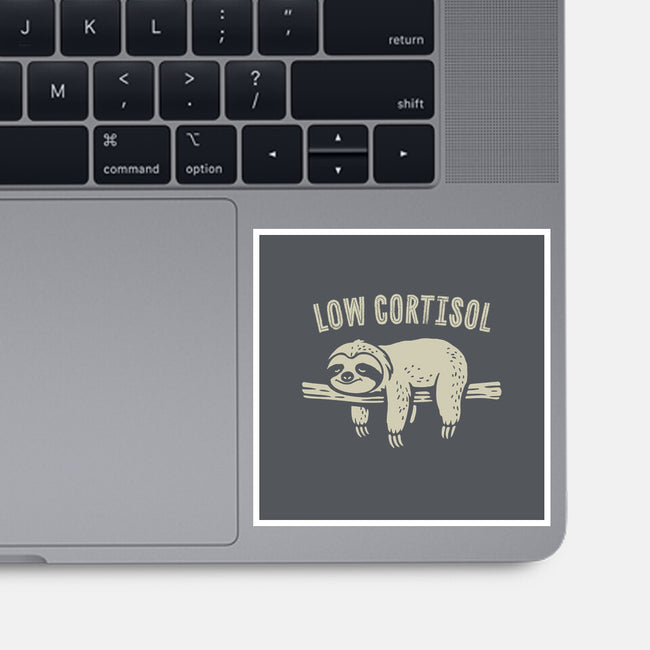 Low Cortisol-None-Glossy-Sticker-GoshWow