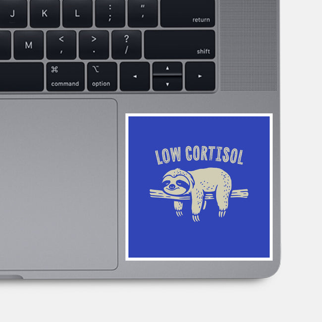 Low Cortisol-None-Glossy-Sticker-GoshWow