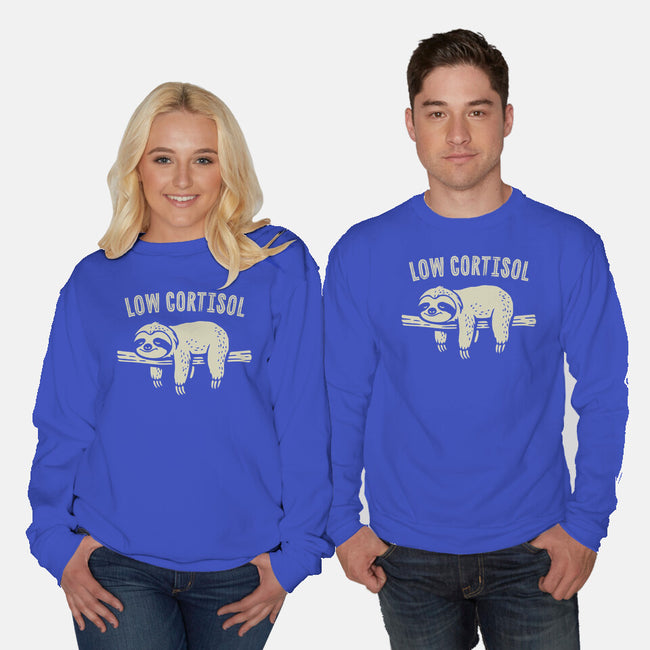 Low Cortisol-Unisex-Crew Neck-Sweatshirt-GoshWow