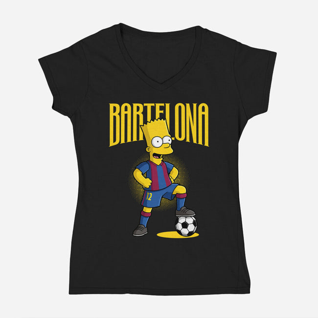Bartelona-Womens-V-Neck-Tee-Skullmate