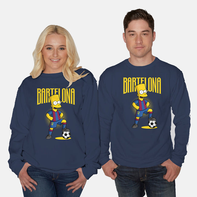 Bartelona-Unisex-Crew Neck-Sweatshirt-Skullmate