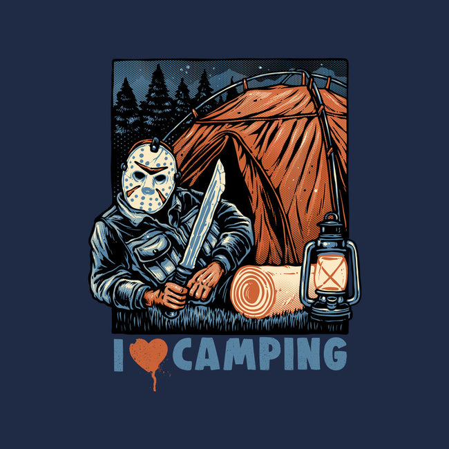 In Love With Camping-Youth-Pullover-Sweatshirt-glitchygorilla