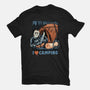In Love With Camping-Womens-Fitted-Tee-glitchygorilla