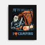 In Love With Camping-None-Stretched-Canvas-glitchygorilla