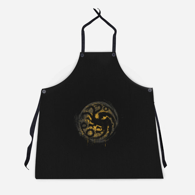 Fire Blood-Unisex-Kitchen-Apron-rocketman_art