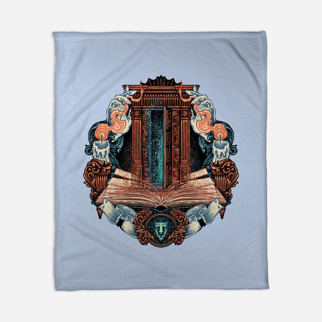 Story Of Witches And Hope-None-Fleece-Blanket-glitchygorilla