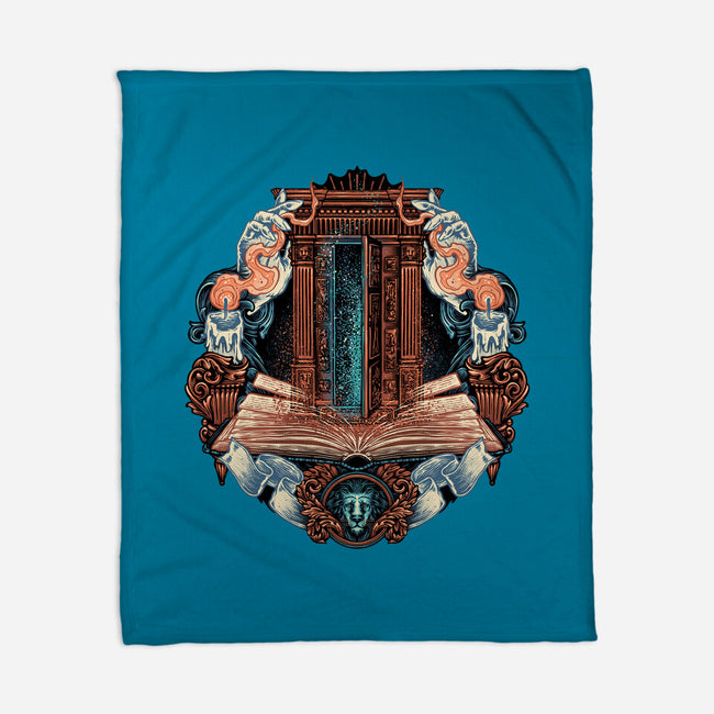 Story Of Witches And Hope-None-Fleece-Blanket-glitchygorilla