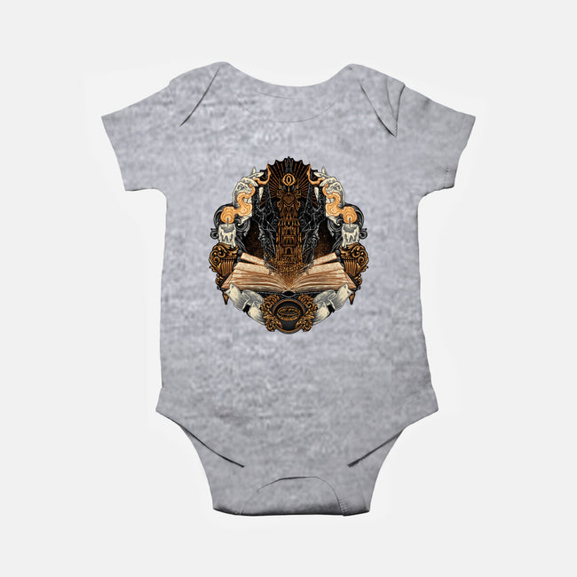Story Of Shadows And Power-Baby-Basic-Onesie-glitchygorilla
