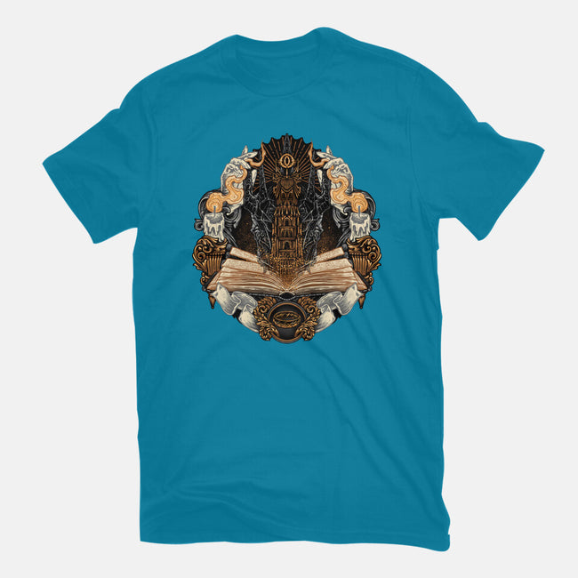 Story Of Shadows And Power-Womens-Basic-Tee-glitchygorilla
