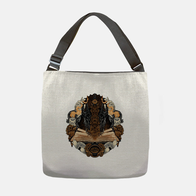 Story Of Shadows And Power-None-Adjustable Tote-Bag-glitchygorilla