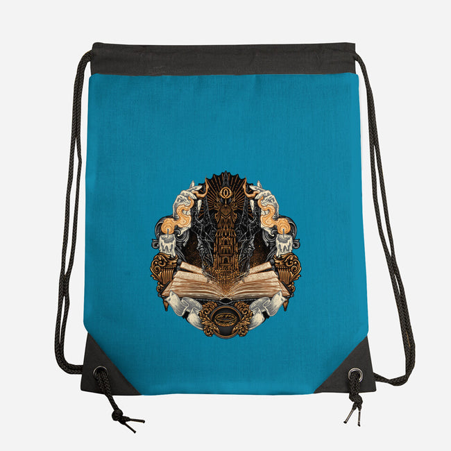 Story Of Shadows And Power-None-Drawstring-Bag-glitchygorilla