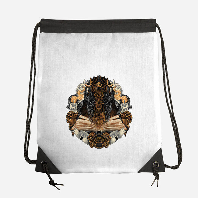 Story Of Shadows And Power-None-Drawstring-Bag-glitchygorilla