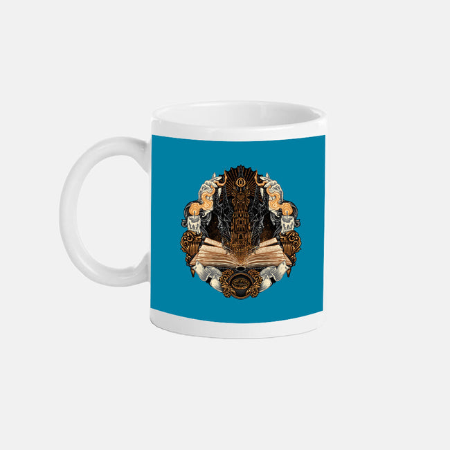 Story Of Shadows And Power-None-Mug-Drinkware-glitchygorilla