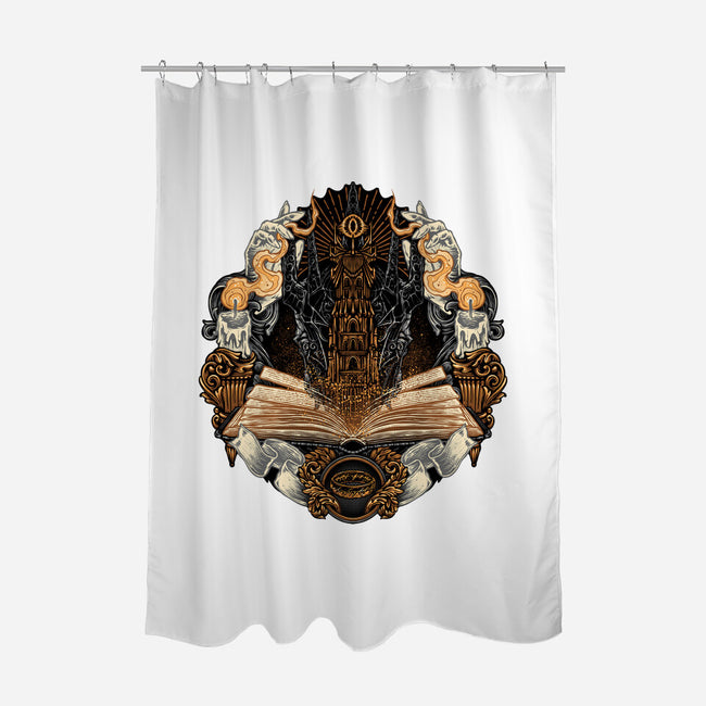 Story Of Shadows And Power-None-Polyester-Shower Curtain-glitchygorilla