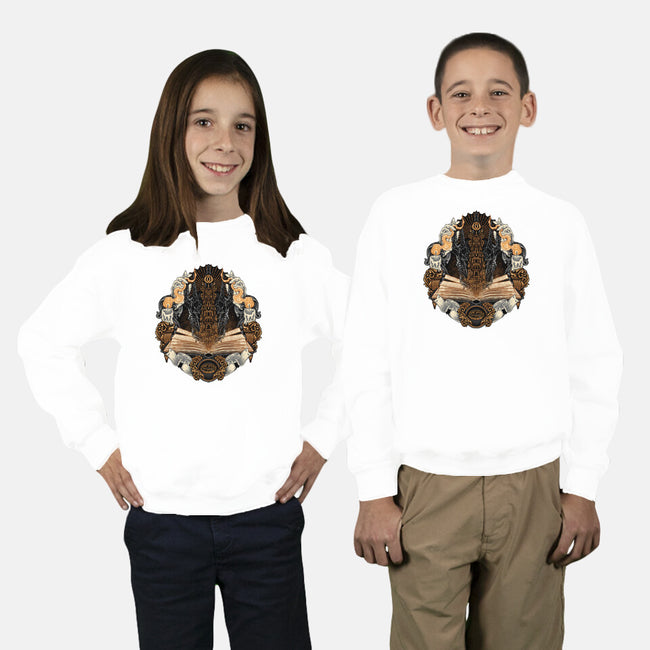 Story Of Shadows And Power-Youth-Crew Neck-Sweatshirt-glitchygorilla