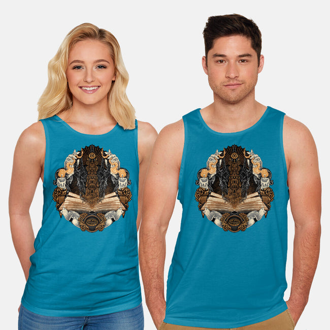 Story Of Shadows And Power-Unisex-Basic-Tank-glitchygorilla