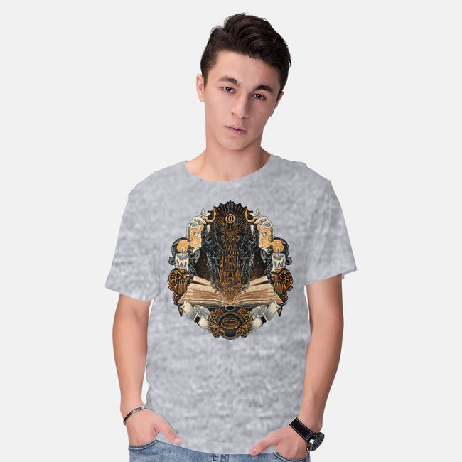 Story Of Shadows And Power-Mens-Basic-Tee-glitchygorilla