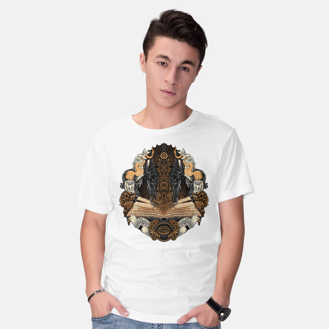 Story Of Shadows And Power-Mens-Basic-Tee-glitchygorilla