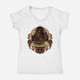 Story Of Embracing Destiny-Womens-V-Neck-Tee-glitchygorilla