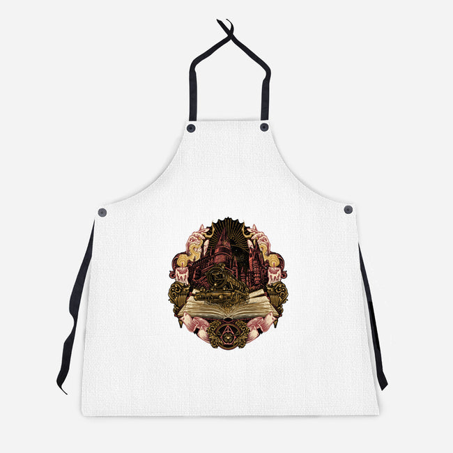 Story Of Embracing Destiny-Unisex-Kitchen-Apron-glitchygorilla