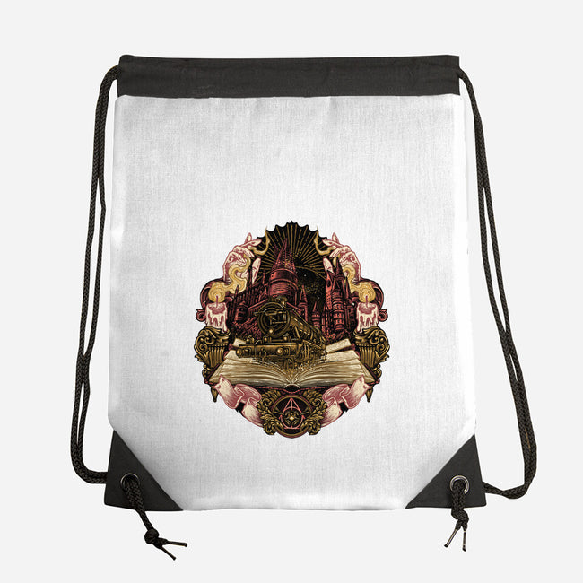 Story Of Embracing Destiny-None-Drawstring-Bag-glitchygorilla