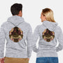 Story Of Embracing Destiny-Unisex-Zip-Up-Sweatshirt-glitchygorilla