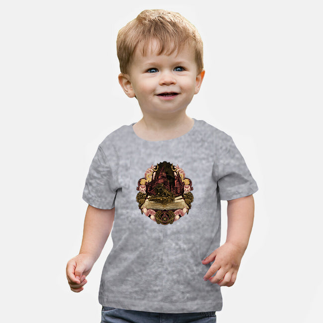 Story Of Embracing Destiny-Baby-Basic-Tee-glitchygorilla
