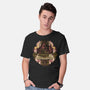Story Of Embracing Destiny-Mens-Basic-Tee-glitchygorilla