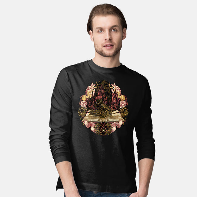 Story Of Embracing Destiny-Mens-Long Sleeved-Tee-glitchygorilla