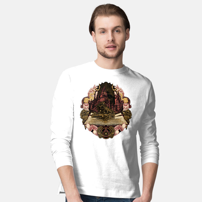Story Of Embracing Destiny-Mens-Long Sleeved-Tee-glitchygorilla