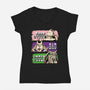 Good Bad Ugly DBZ-Womens-V-Neck-Tee-Diego Oliver