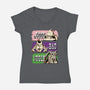 Good Bad Ugly DBZ-Womens-V-Neck-Tee-Diego Oliver