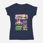 Good Bad Ugly DBZ-Womens-V-Neck-Tee-Diego Oliver