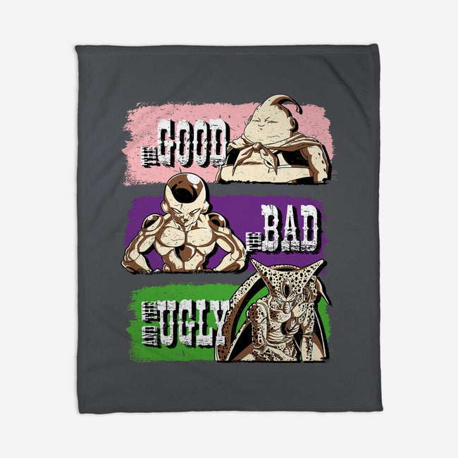 Good Bad Ugly DBZ-None-Fleece-Blanket-Diego Oliver