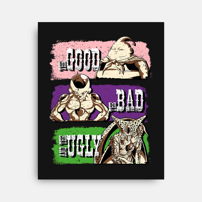 Good Bad Ugly DBZ-None-Stretched-Canvas-Diego Oliver