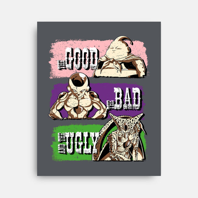 Good Bad Ugly DBZ-None-Stretched-Canvas-Diego Oliver