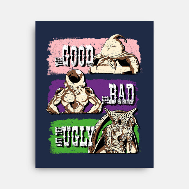 Good Bad Ugly DBZ-None-Stretched-Canvas-Diego Oliver