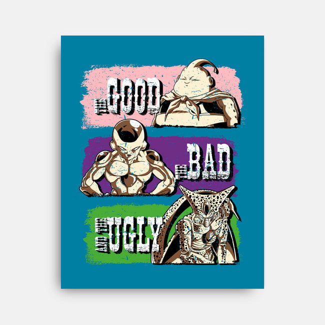 Good Bad Ugly DBZ-None-Stretched-Canvas-Diego Oliver
